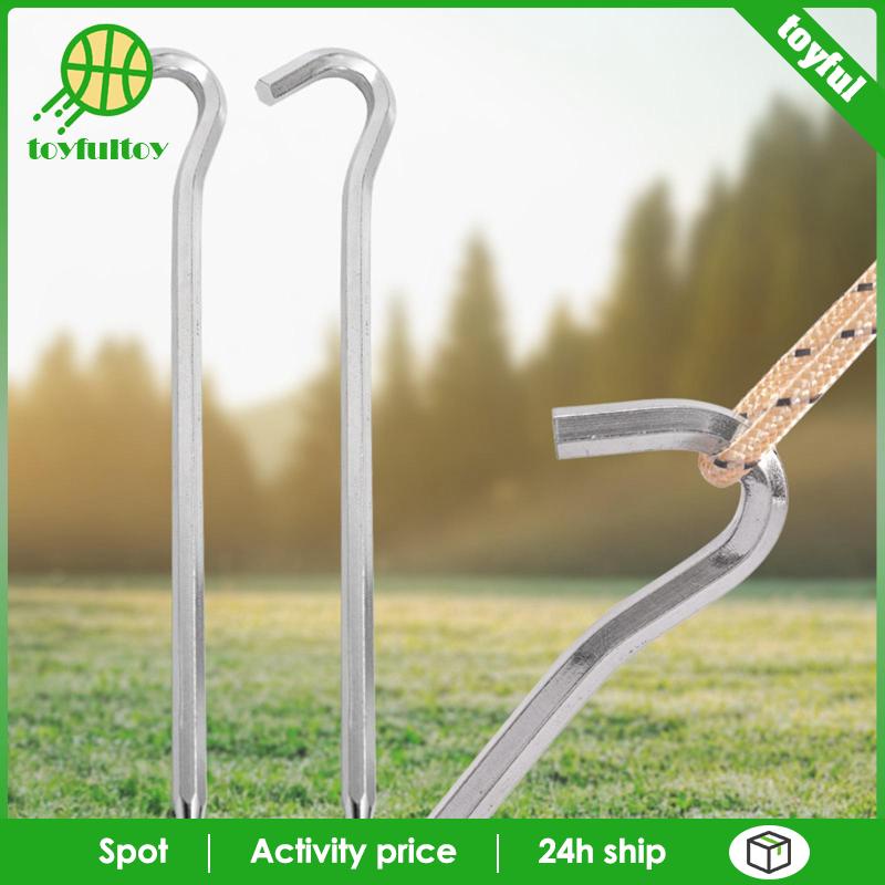 Set 4 Cọc Giăng Lều Trại Hình Lục Giác Tiện Dụng