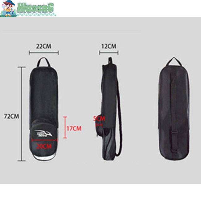 Túi Đựng Đồ Lặn Hai Chiều Chống Thấm Nước Có Khóa Kéo Tùy Chỉnh Tiện Dụng