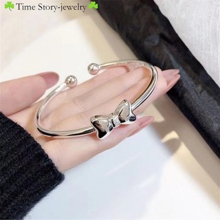 Vòng Đeo Tay Mặt Nơ Dễ Thương Đơn Giản Ngọt Ngào Cho Nữ