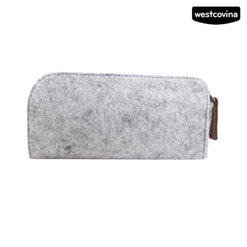 [COD]♪Túi Đựng Bút Dạng Phẳng Có Khóa Kéo Di Động Sắp Xếp Gọn Gàng Cho