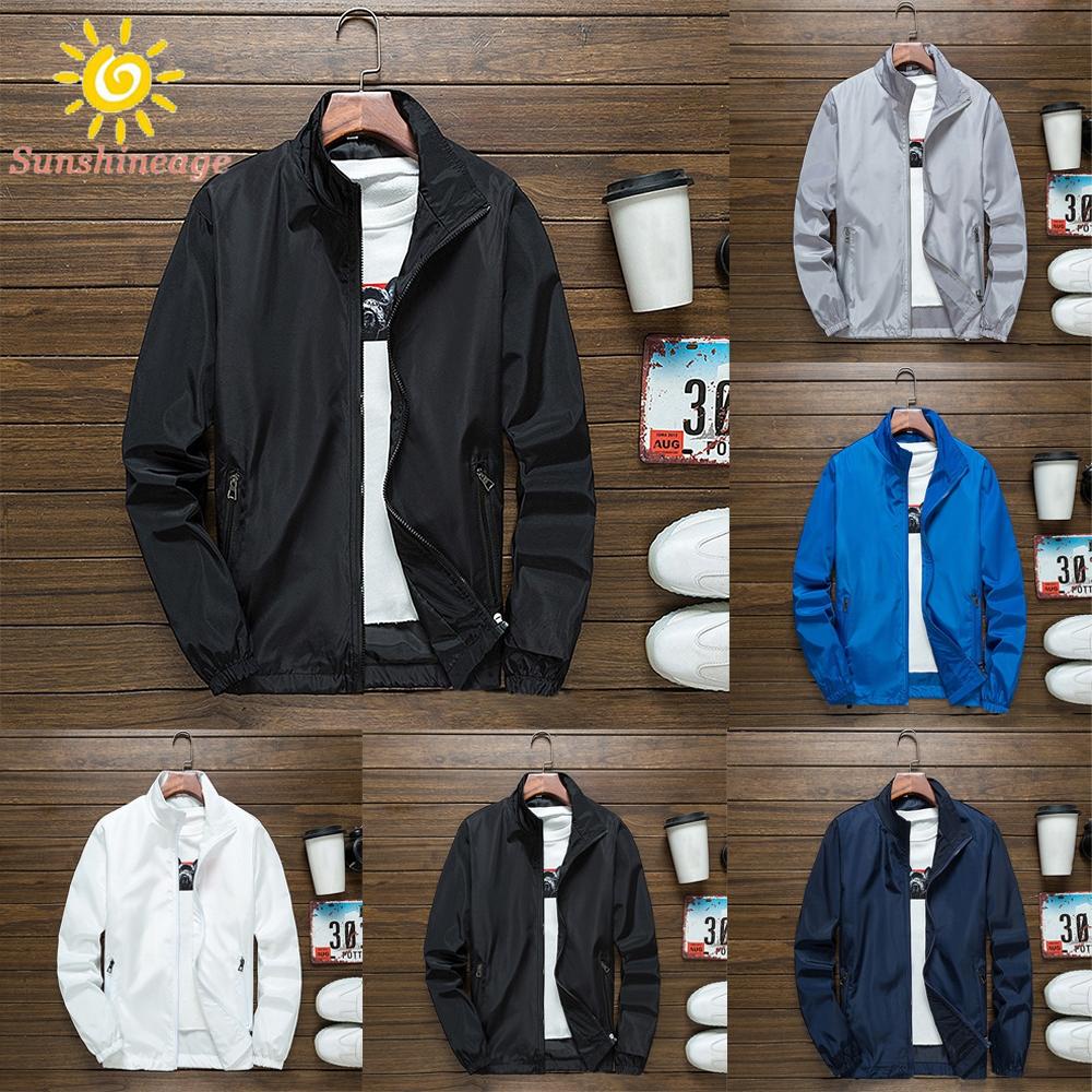 Áo Khoác Gió Tay Dài Có Nón Thời Trang Cá Tính Trẻ Trung Cho Nam Kiểu Hàn Quốc