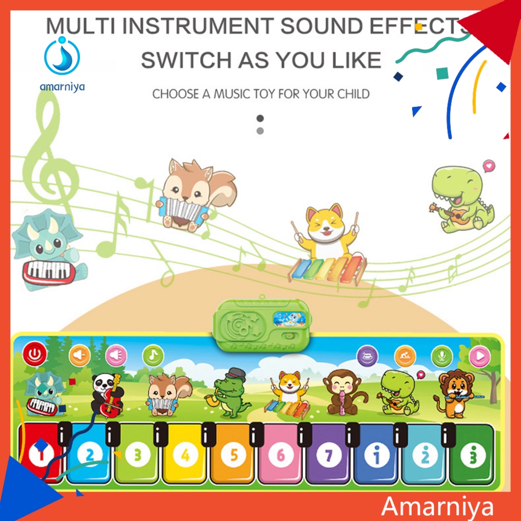 Chăn Phát Nhạc Trong Nhà Màu Sắc Tươi Sáng Cho Bé