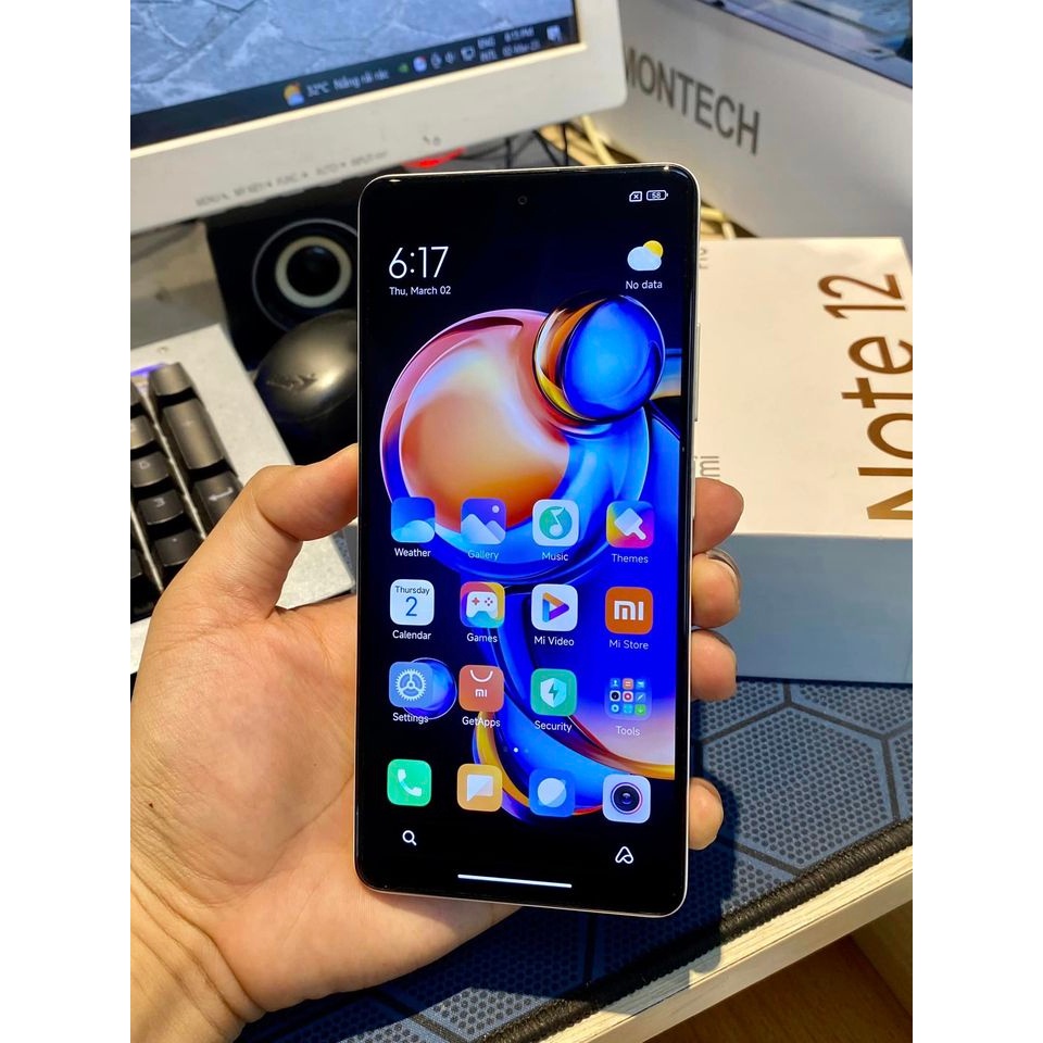 Điện thoại Xiaomi Note 12 Pro bản ram và room 8gb/256gb chính hãng đầy đủ hộp nguyên seal kèm bảo hành 1 năm | BigBuy360 - bigbuy360.vn