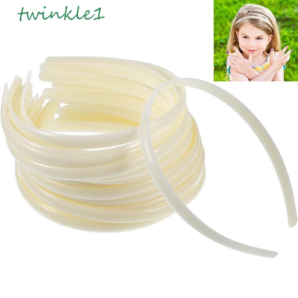 Set 10 Băng Đô Cài Tóc Nhựa Lấp Lánh Thời Trang Cho Nữ