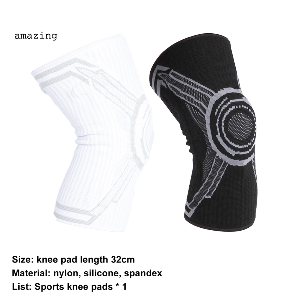 1 Miếng Đệm Bảo Vệ Đầu Gối Chống Sốc Co Giãn Dùng Khi Chạy Bộ