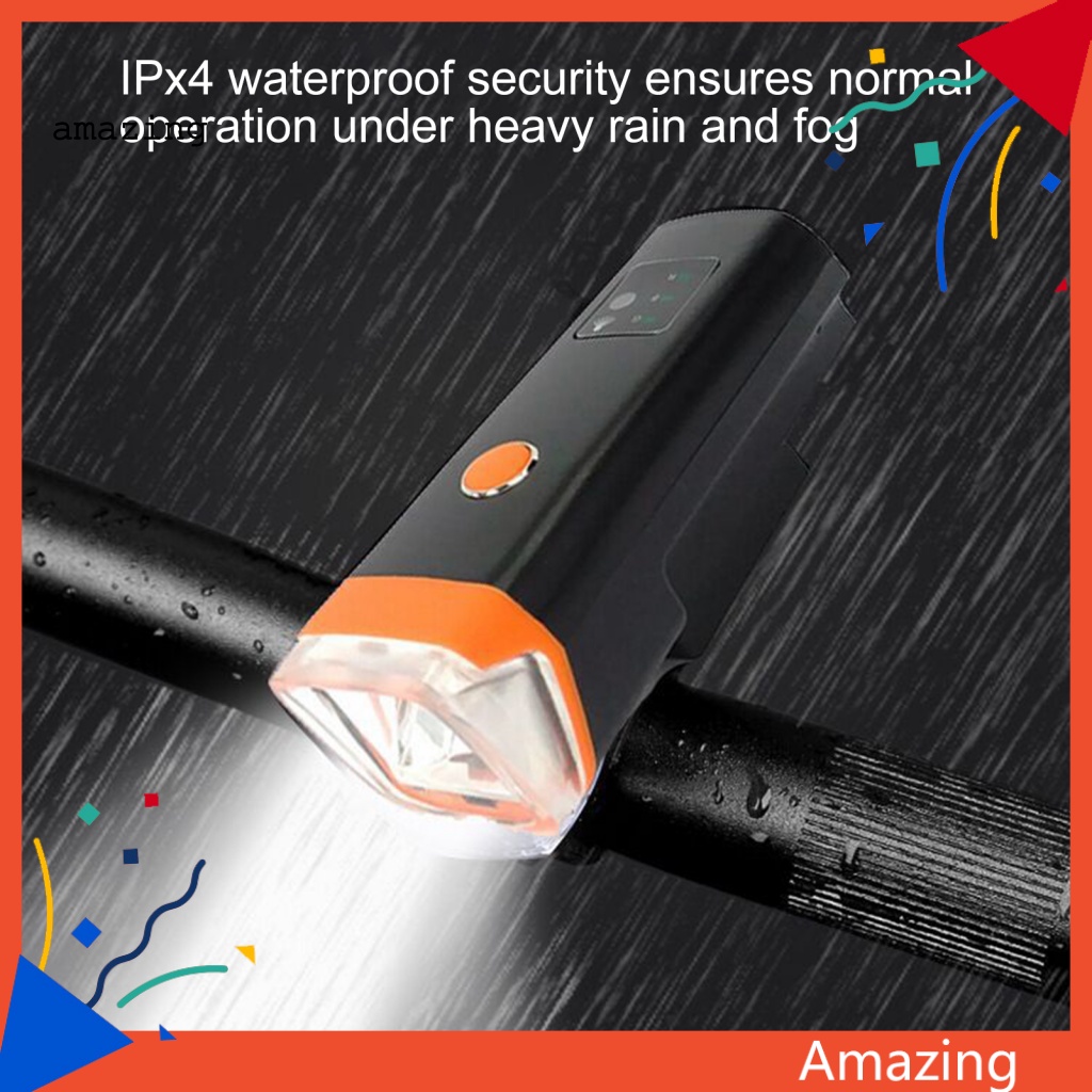 Đèn Pha Cảm Biến Cảnh Báo An Toàn Dễ Lắp Đặt Cho Xe Đạp