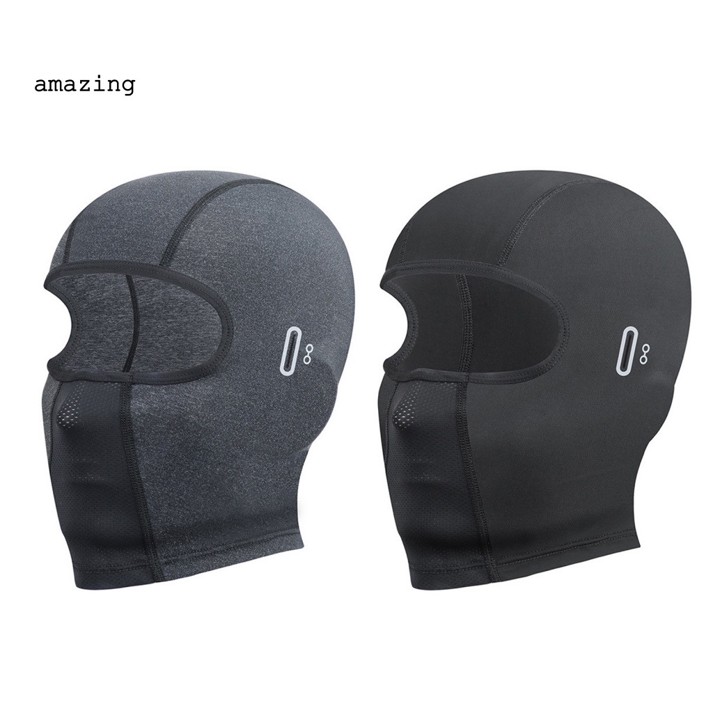 Mũ Trùm Đầu Màu Sắc Trơn Chống Gió Co Giãn Dùng Khi Lái Xe Ngoài Trời