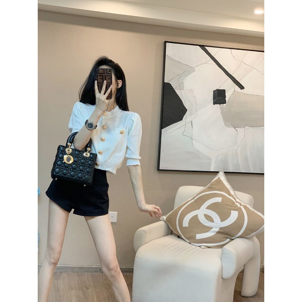 Bộ Đồ Thời Trang Mùa Hè 2022 Hai Mảnh Phong Cách Cardigan Chất Lượng Cao Cho Nữ