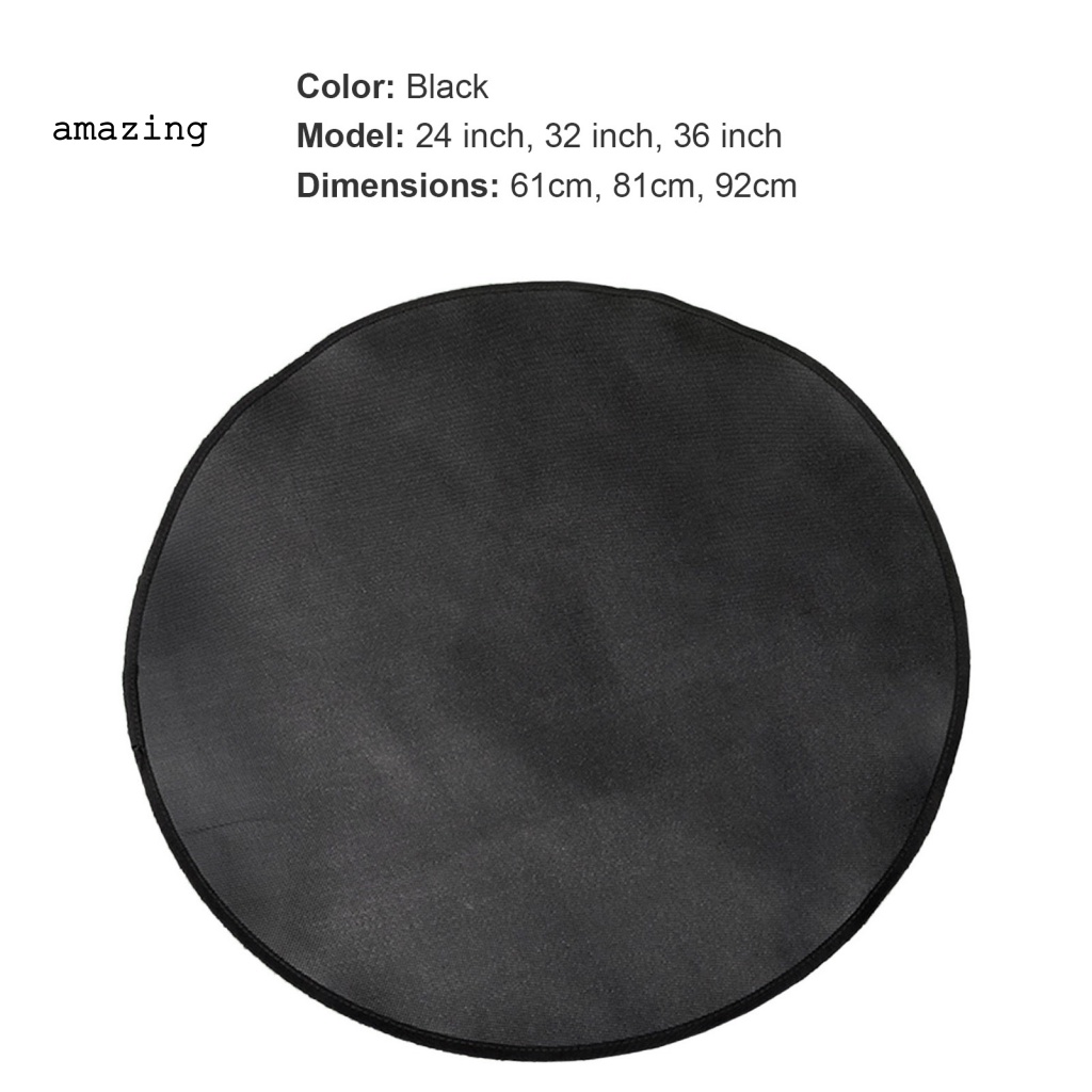 Thảm Nướng Hình Tròn Cỡ Lớn Chống Cháy Bảo Vệ Cho Sân Vườn