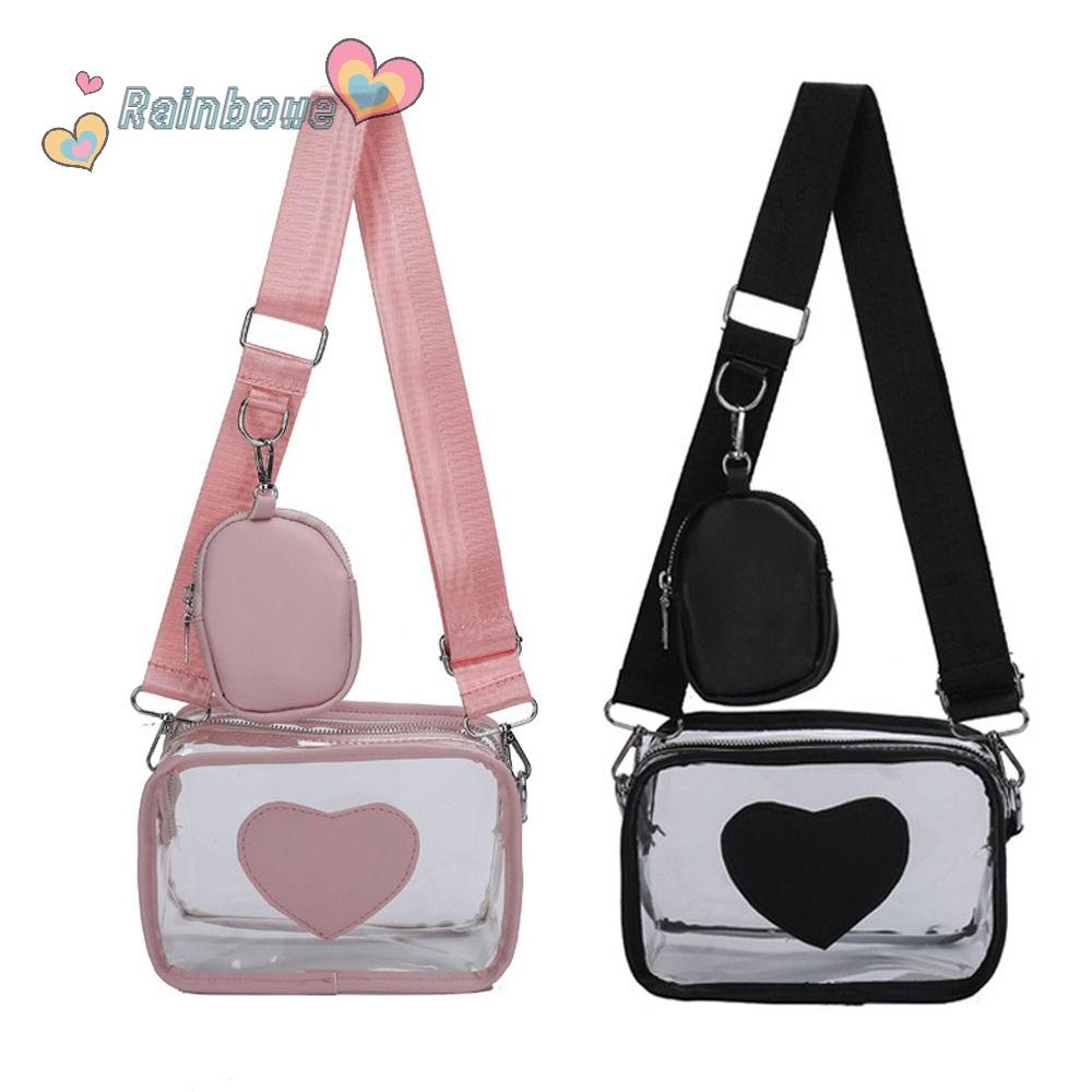 Túi Xách Trong Suốt Màu Cầu Vồng Thời Trang