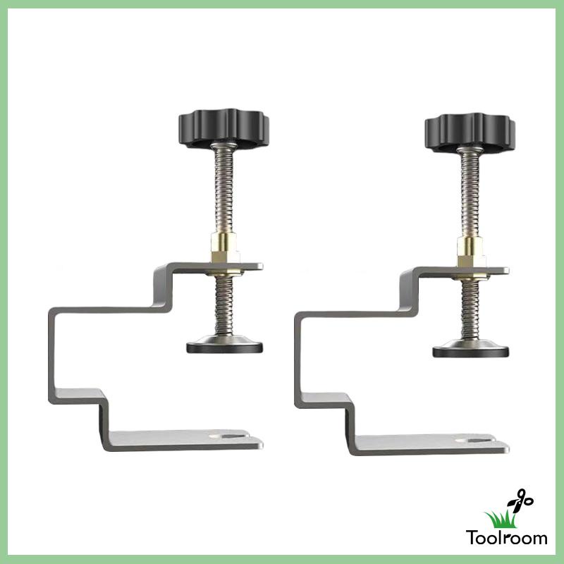 Set 2 Kẹp Cố Định Bằng Thép Không Gỉ Điều Chỉnh Được Dành Cho Chế Biến Gỗ