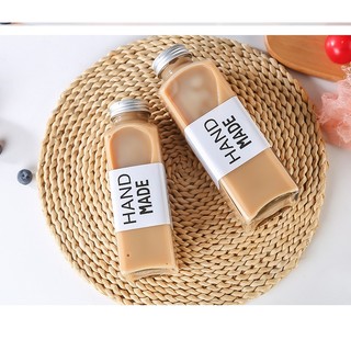 Chai thủy tinh vuông 500ml nắp bạc chống tràn