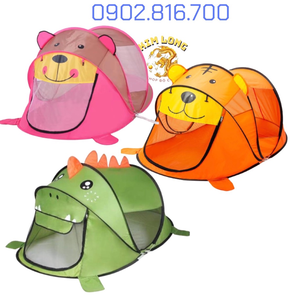 LỀU BANH TRẺ EM TỰ BUNG HÌNH THÚ NGỰA PONY GẤU HỒNG HỔ CAM KHỦNG LONG XANH DỄ THƯƠNG CHO BÉ TRAI VÀ BÉ GÁI