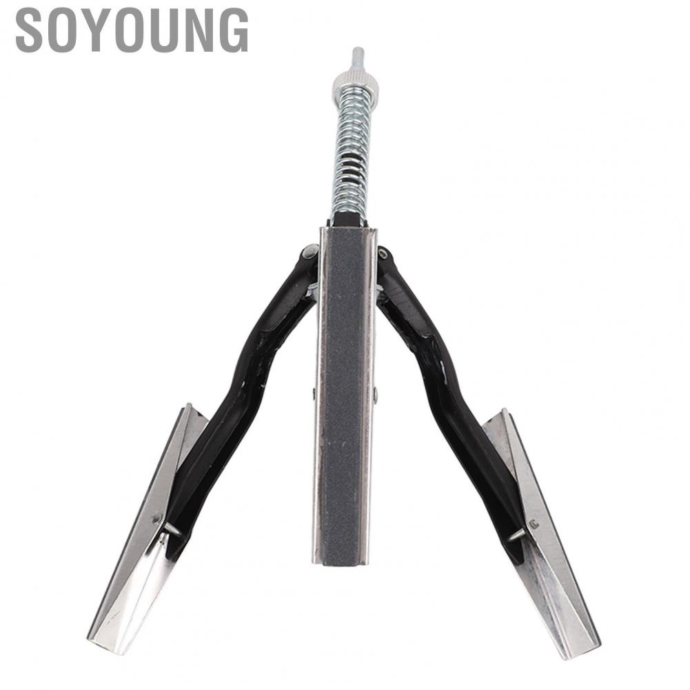 Soyoung Engine Cylinder Deglazer  3 Jaws Knurled Wheel Powerful Arm Engine Cylinder Hone Tool  for Car