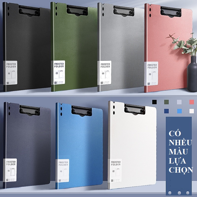 Bìa File Bảng Kẹp Tài Liệu Văn Phòng Cao Cấp Kẹp Đôi A3 A4 A5-Bìa Trình Ký