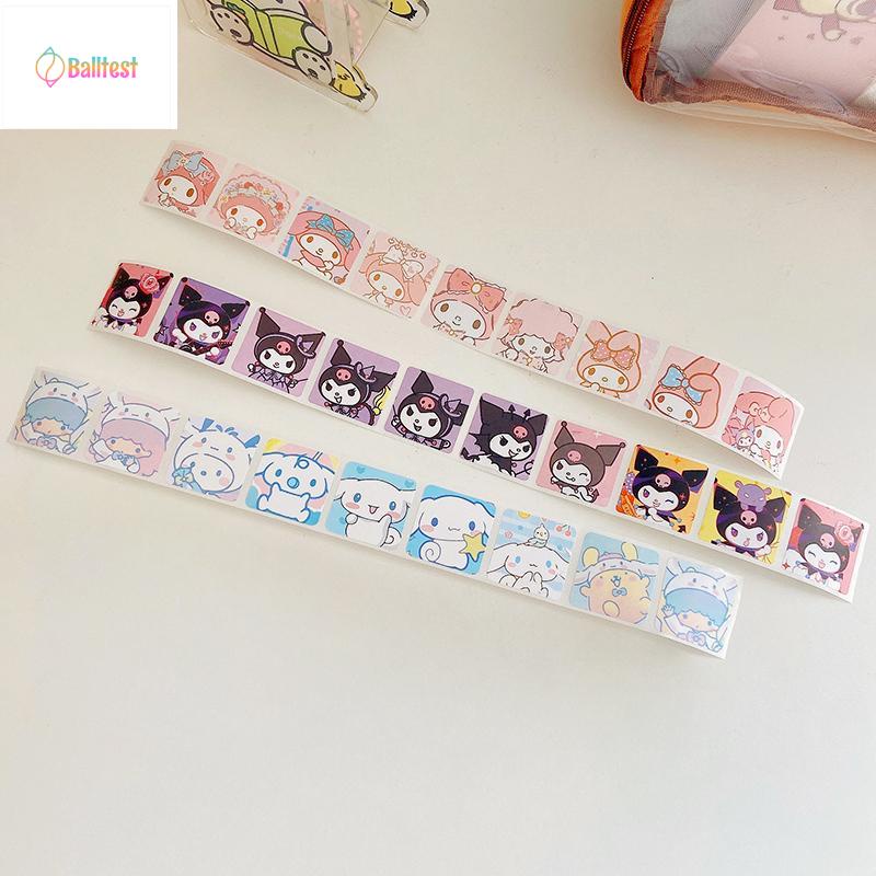 💜Sanrio Cuộn 200 Hình Dán Sanrio Dễ Thương