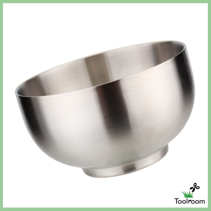 Bát Ăn Salad Hai Lớp Bằng Thép Không Gỉ Kích Thước 12x8cm