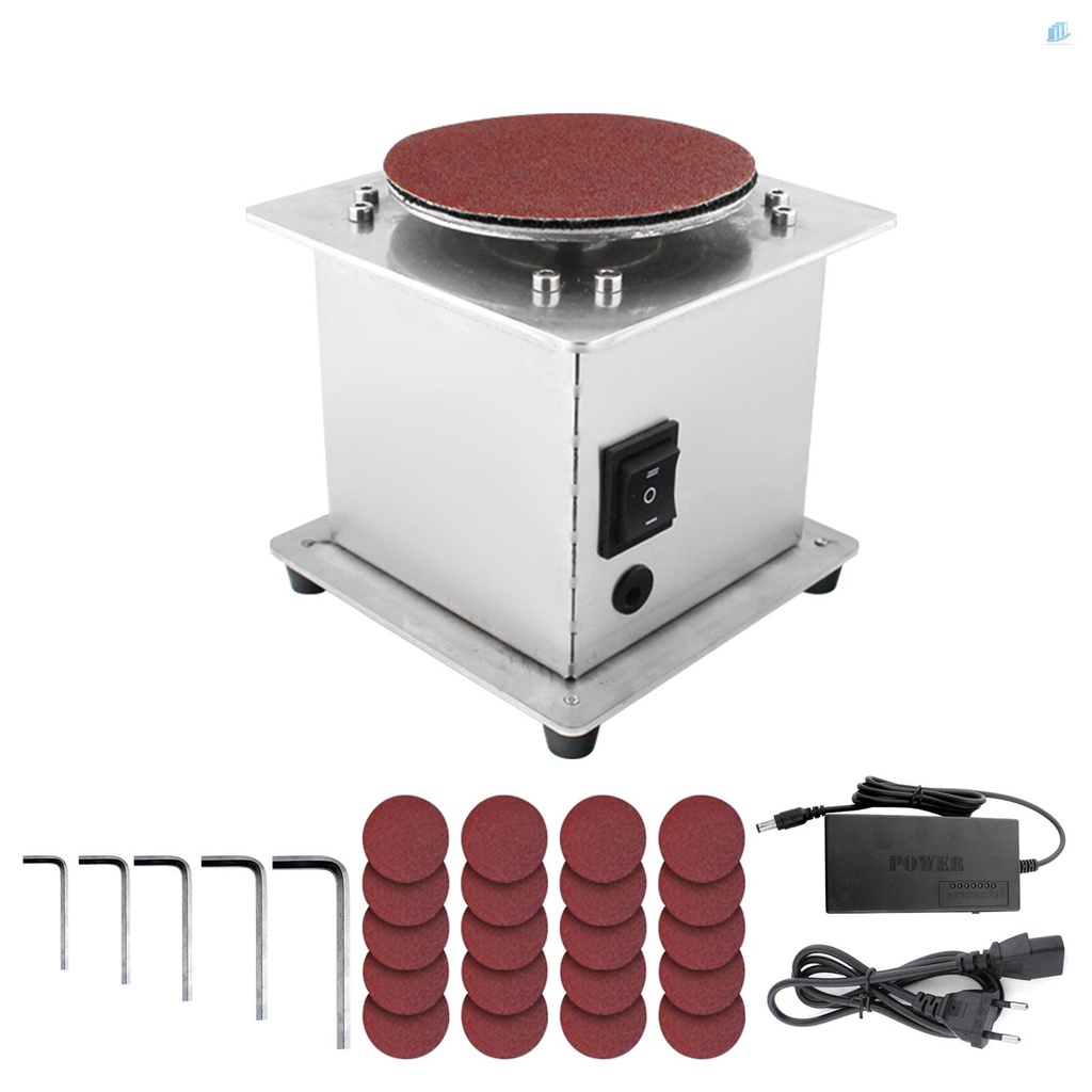 Đĩa Mài Đánh Bóng Mini 7 Tốc Độ Tự Dính 20 Đĩa Chà Nhám Cho Máy Mài Gỗ