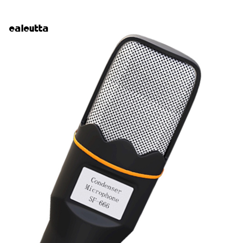 Micro Cầm Tay sf666 Chống Ồn Có Giá Đỡ Ba Chân Cho Máy Tính