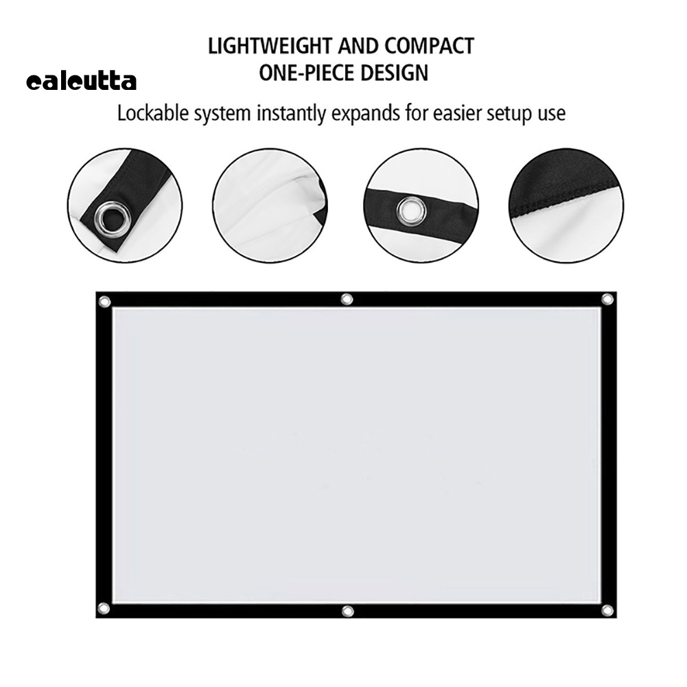 Màn Hình Máy Chiếu 60 / 72 / 84 / 100 / 120 Inch Có Thể Gập Lại
