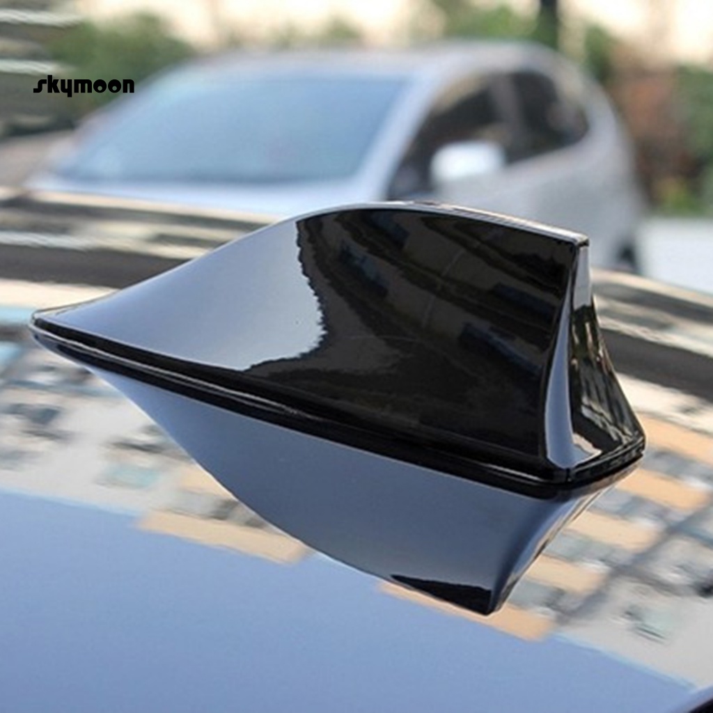 Bộ Ăng Ten Tín Hiệu FM Hình Vây Cá Mập Tự Dính Thông Dụng Cho Xe Hơi