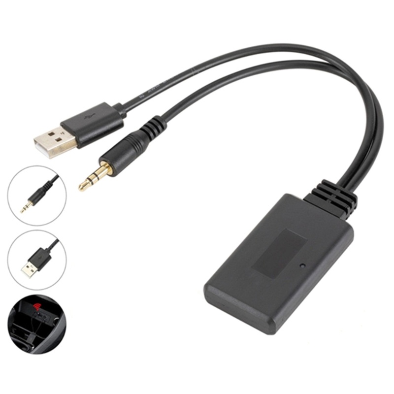 Bộ Thiết Bị Tiếp Nhận Tín Hiệu Âm Thanh Hi Res USB 3 5mm AUX Cho Xe Hơi / Nhà