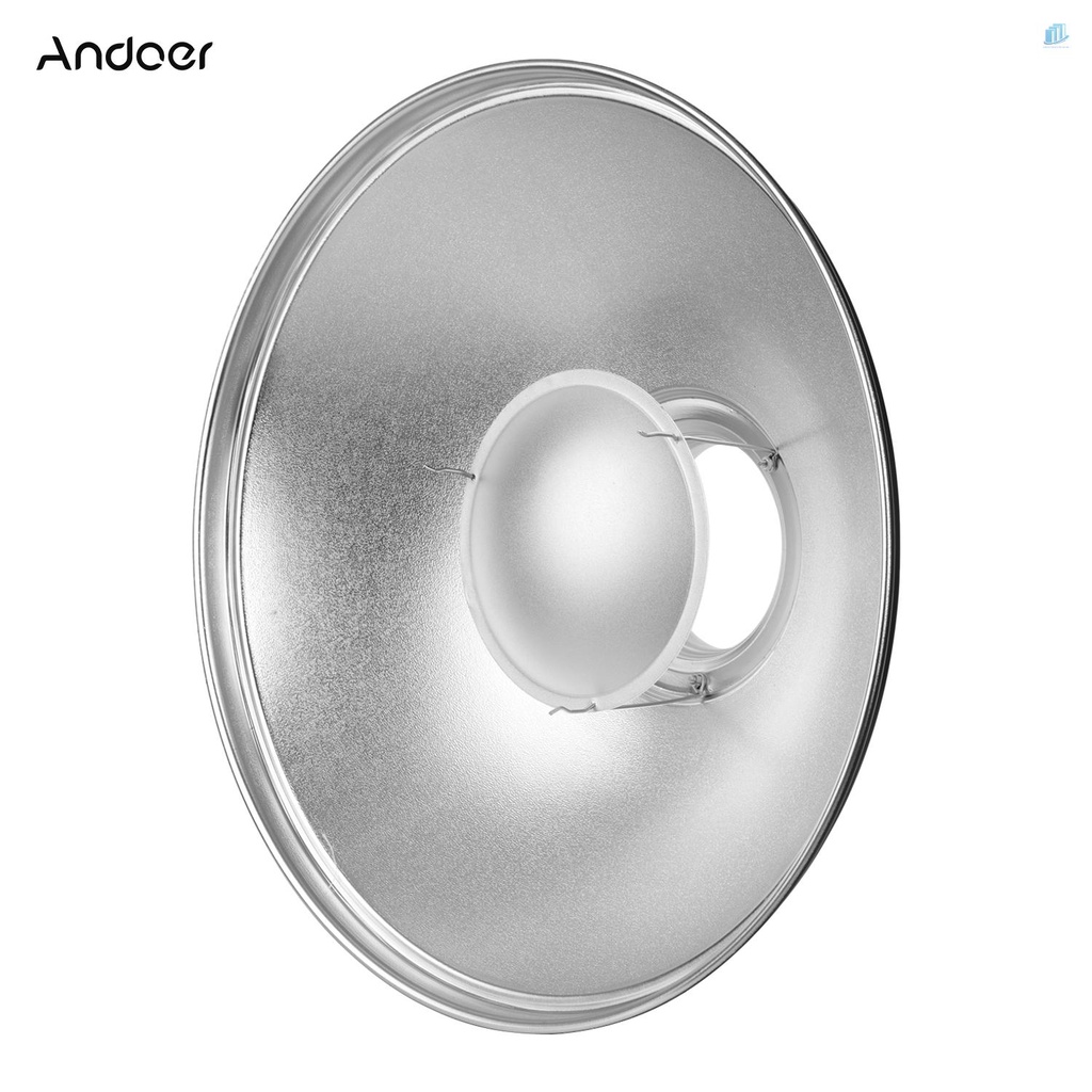 ANDOER Đèn Flash Ánh Sáng Trắng Tiêu Chuẩn 41cm / 16in Với Lưới Phản Quang Gắn Nơ Cho Chân Dung Nhiếp Ảnh