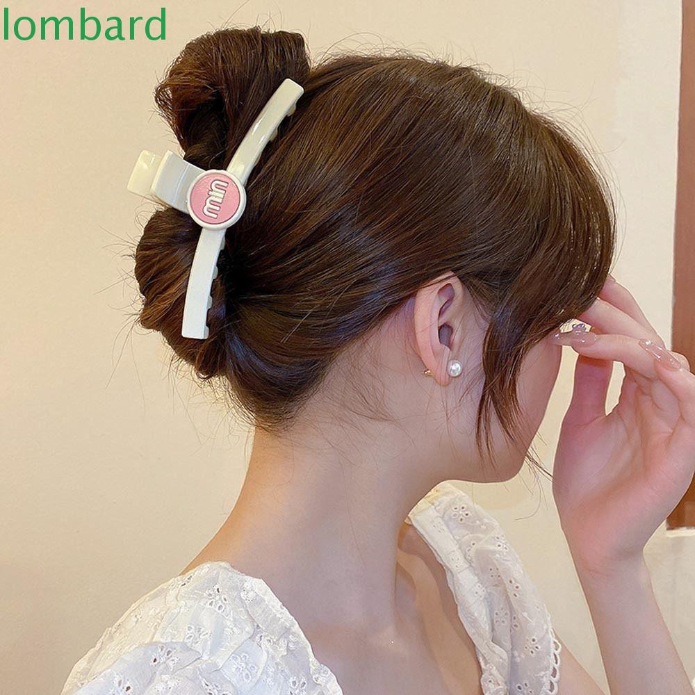 Kẹp Tóc Cá Mập Bằng Acrylic Cỡ Lớn Phong Cách Hàn Quốc Mới Cho Nữ