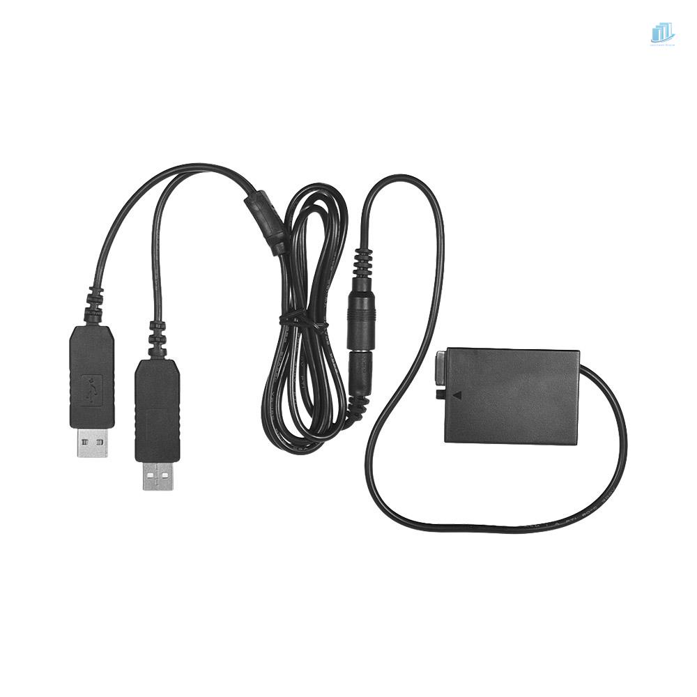 Bộ Sạc Pin Andoer LP-E8 DC USB Chuyên Dụng Cho Rebel T3i T2i T4i T5i EOS 600D 550D 650D 700D Kiss X5 X4 X6