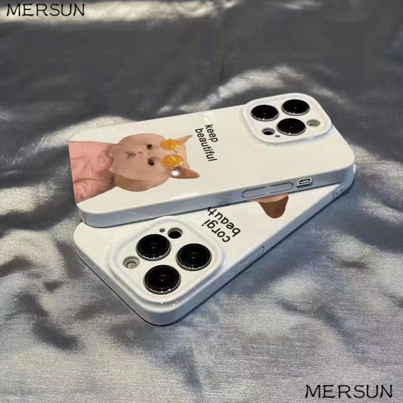 Ốp Điện Thoại Cứng Hình Chó Mèo Dễ Thương Cho Apple / max12 D6SV 11 / xsmax8p ins1314pro