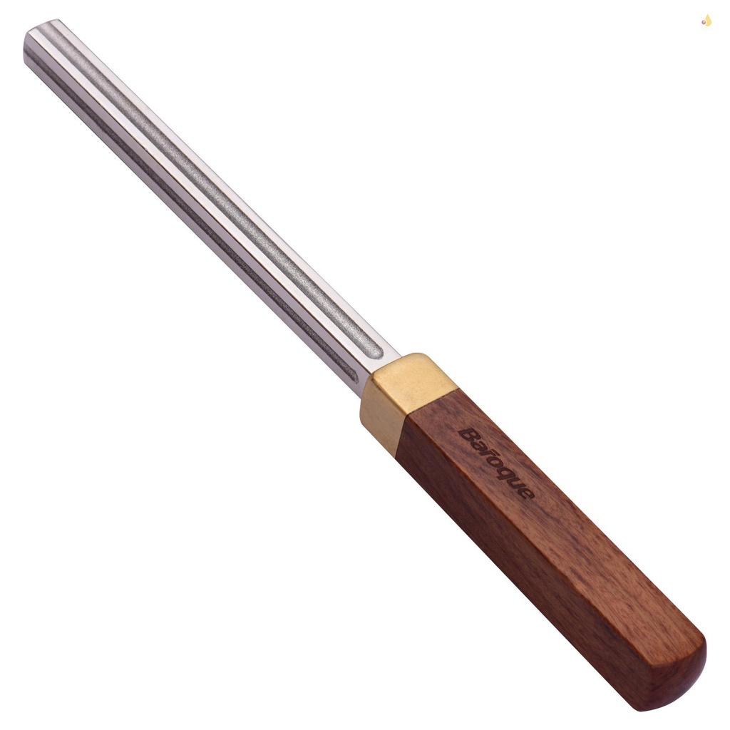 Dụng Cụ Bảo Dưỡng Đàn Guitar Bằng Kim Loại Hình Vuông Baroque CD-20 Với 3 Khe Cắm Bằng Gỗ Carborundum