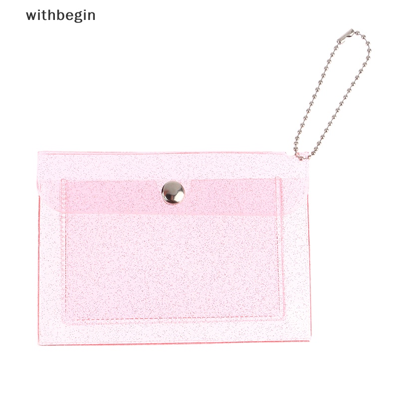 1 Ví Đựng Thẻ Tín Dụng Bằng PVC Trong Suốt Chống Thấm Nước Cho Nữ