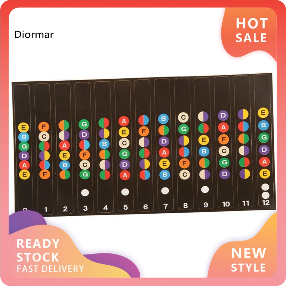 Sticker Ghi Chú Chuyên Dụng Cho Đàn Guitar Điện