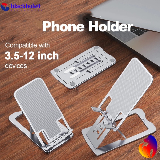 Giá Đỡ Máy Tính Bảng Bằng Hợp Kim Nhôm Có Thể Gập Lại Chống Trượt Cho Iphone 13 12