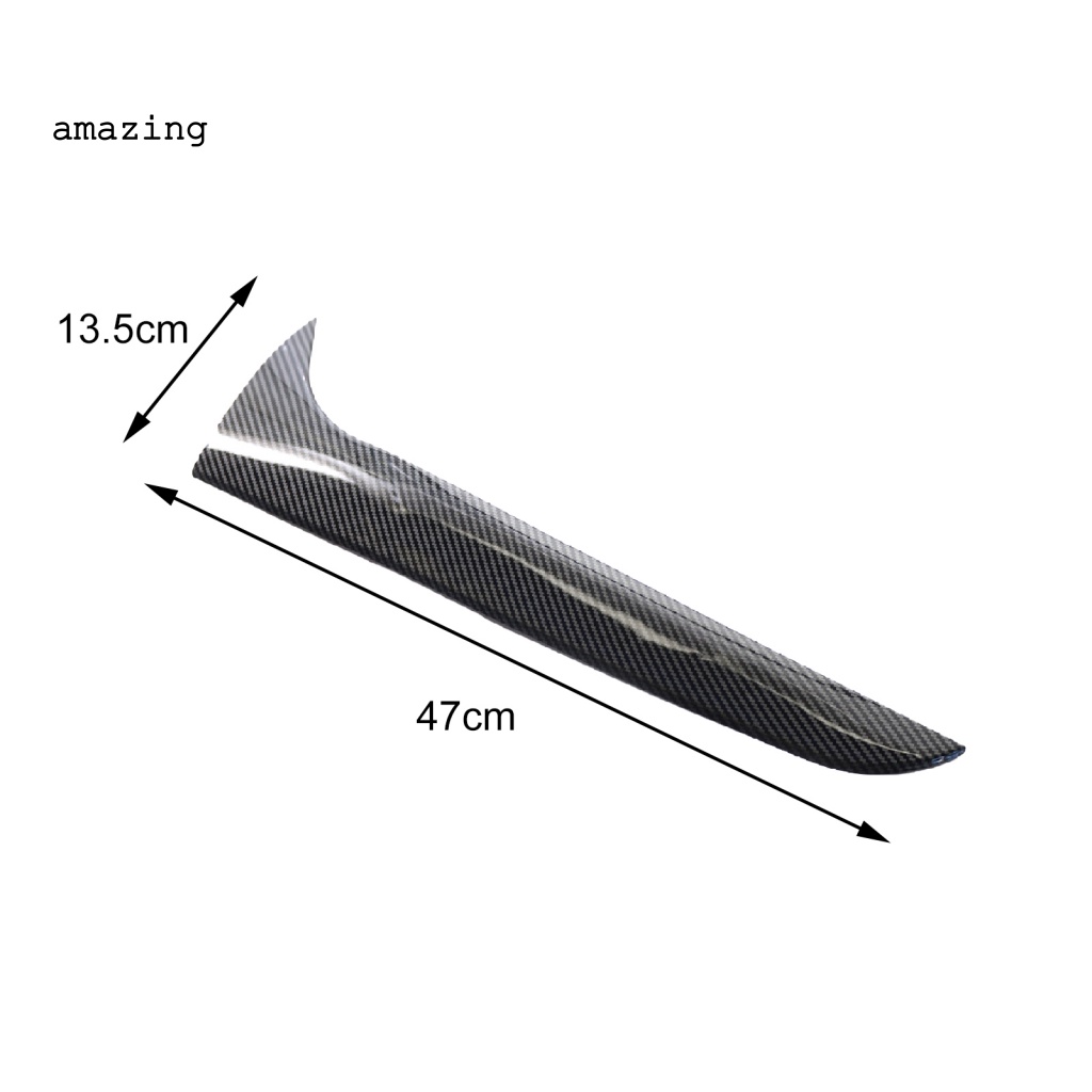 1 Cặp Vỏ Bọc Viền Cửa Sổ Xe Hơi Bằng ABS Họa Tiết Sợi Carbon Dễ Lắp Đặt Cho Audi A4 B8 Allroad Avant 2009-2016