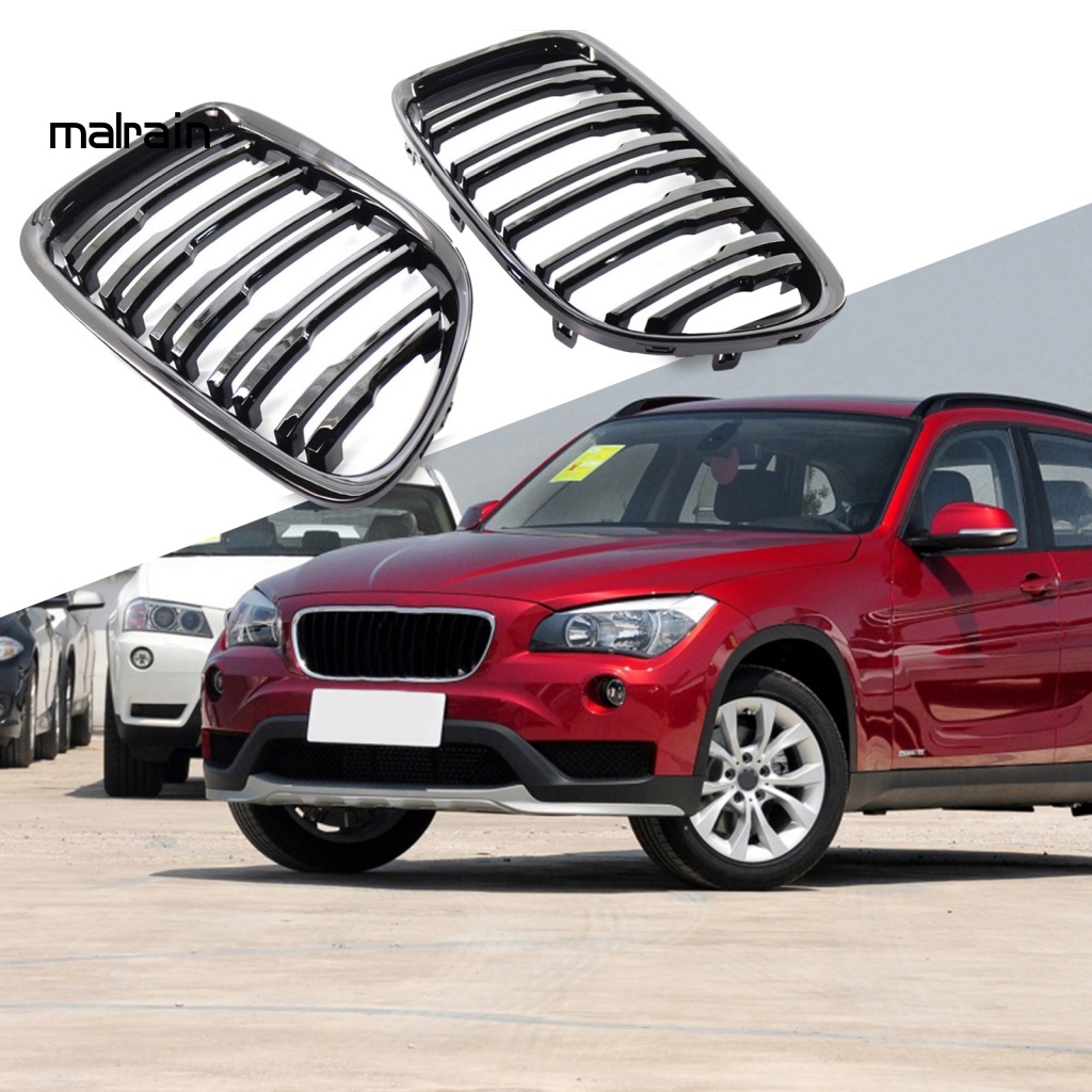 Set 2 Lưới Tản Nhiệt Trước Màu Đen Rực Rỡ Cho Xe Hơi 51112993306 51112993307 51112993308 Phụ Kiện Chuyên Dụng Dành Cho BMW E84 10-14