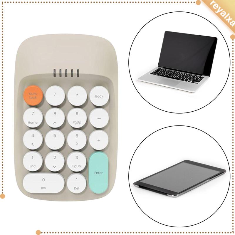 Bàn Phím Số Mini 18 Phím Không Gây Tiếng Ồn Siêu Bền Tiện Dụng Cho Laptop