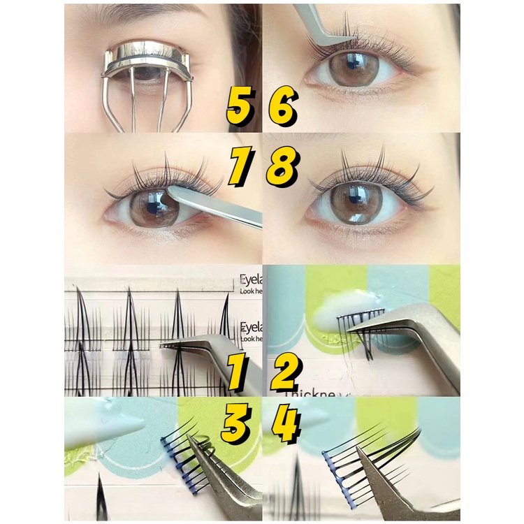 Lông Mi Giả Cong Và Mảnh Tự Nhiên Phiên Bản Nâng Cấp Cho Người Mới Bắt Đầu