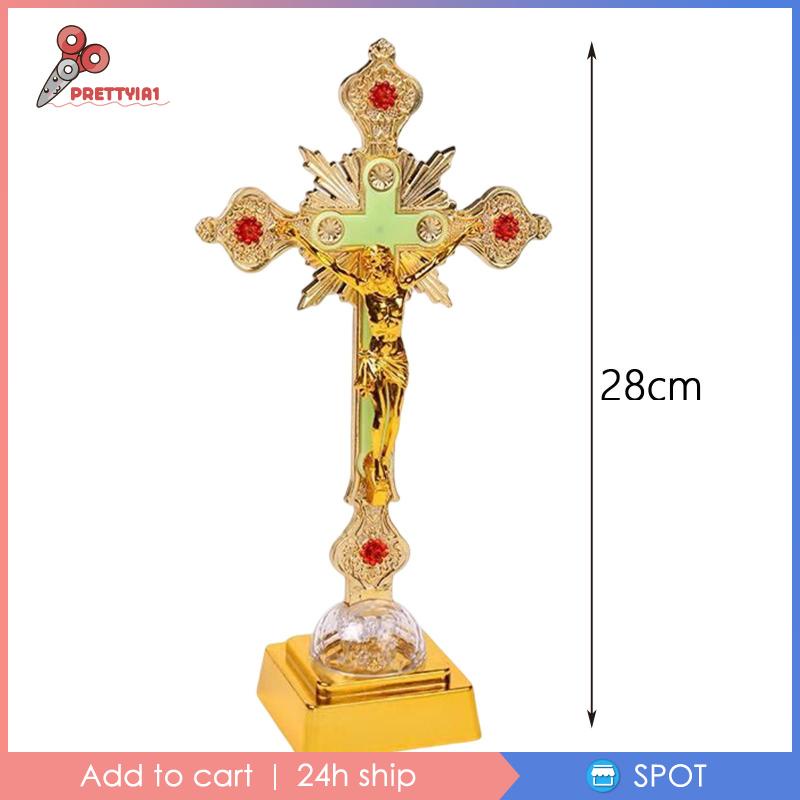 [Prettyia1] Đèn Ngủ Cầu Nguyện Hình Tượng Chúa Jesus 3D