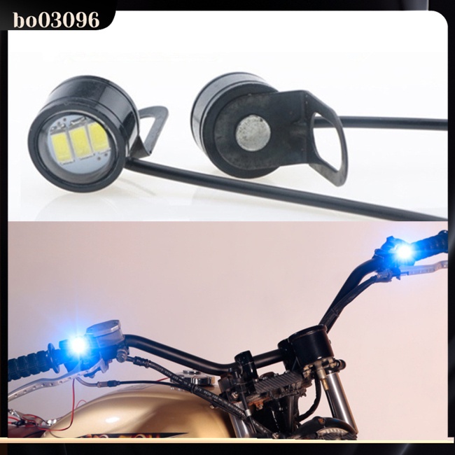 Đèn Pha 3 Bóng Led 12v GW250 Trang Trí Gương Chiếu Hậu Xe Mô Tô