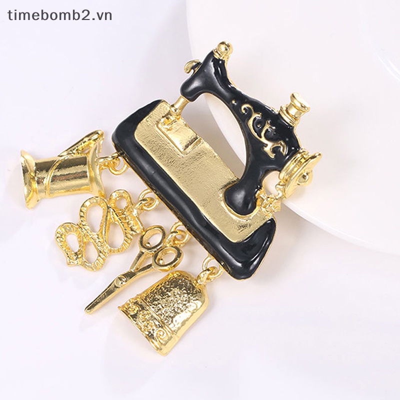 1 Ghim Máy May Sartorius Mạ Vàng Phong Cách Vintage