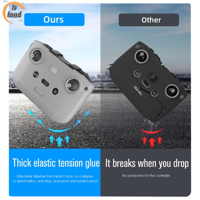 Vỏ Silicon Bảo Vệ Chống Bụi Cho Điều Khiển Từ Xa DJI N1 Mini 3 / 2 / Mavic 3