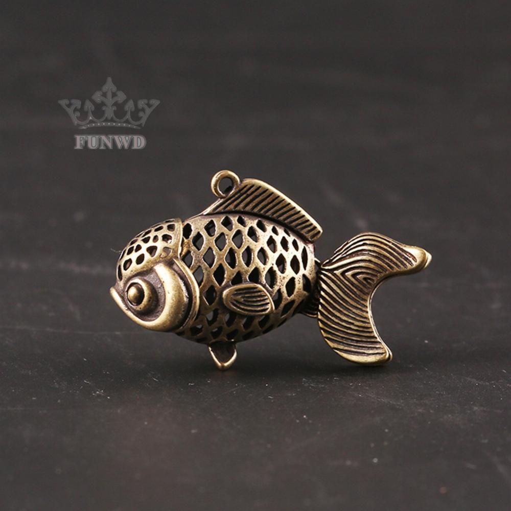 Móc Khóa Hình Cá Bằng Đồng Thau Đẹp Mắt