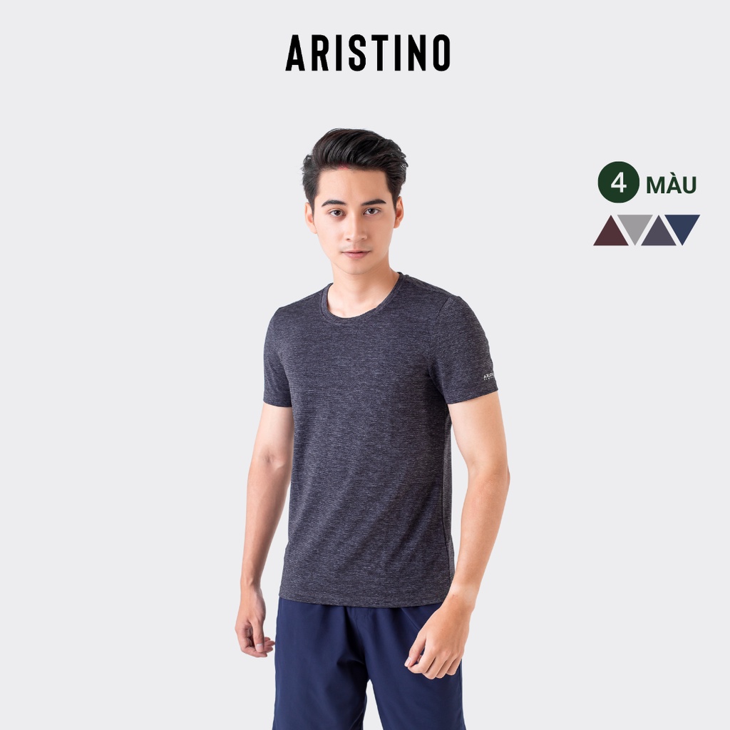 Áo thun nam ngắn tay ARISTINO thiết kế khỏe khoắn, chất áo mềm mại, thấm hút vượt trội - ATS011S9