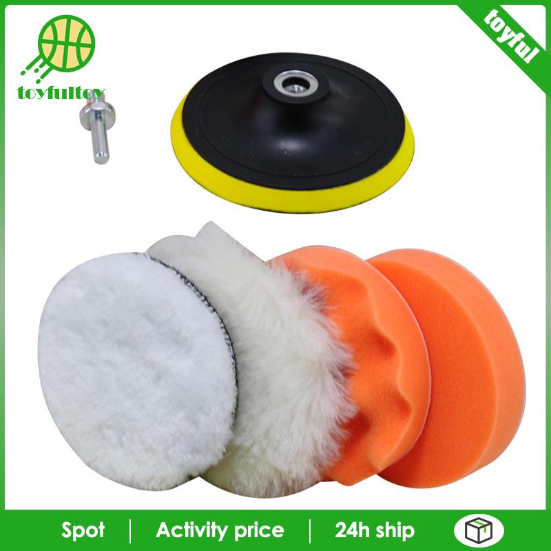 Bộ 6 Miếng Đệm Đánh Bóng Xe Hơi Đa Năng