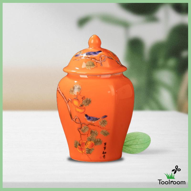 Lọ Gốm Đựng Gừng Truyền Thống Để Bàn Trang Trí Văn Phòng