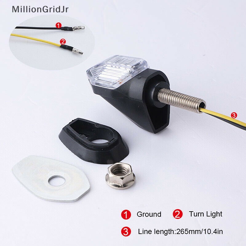 Set 2 Đèn Xi Nhan 1LED Màu Hổ Phách Dành Cho Xe Mô Tô JR
