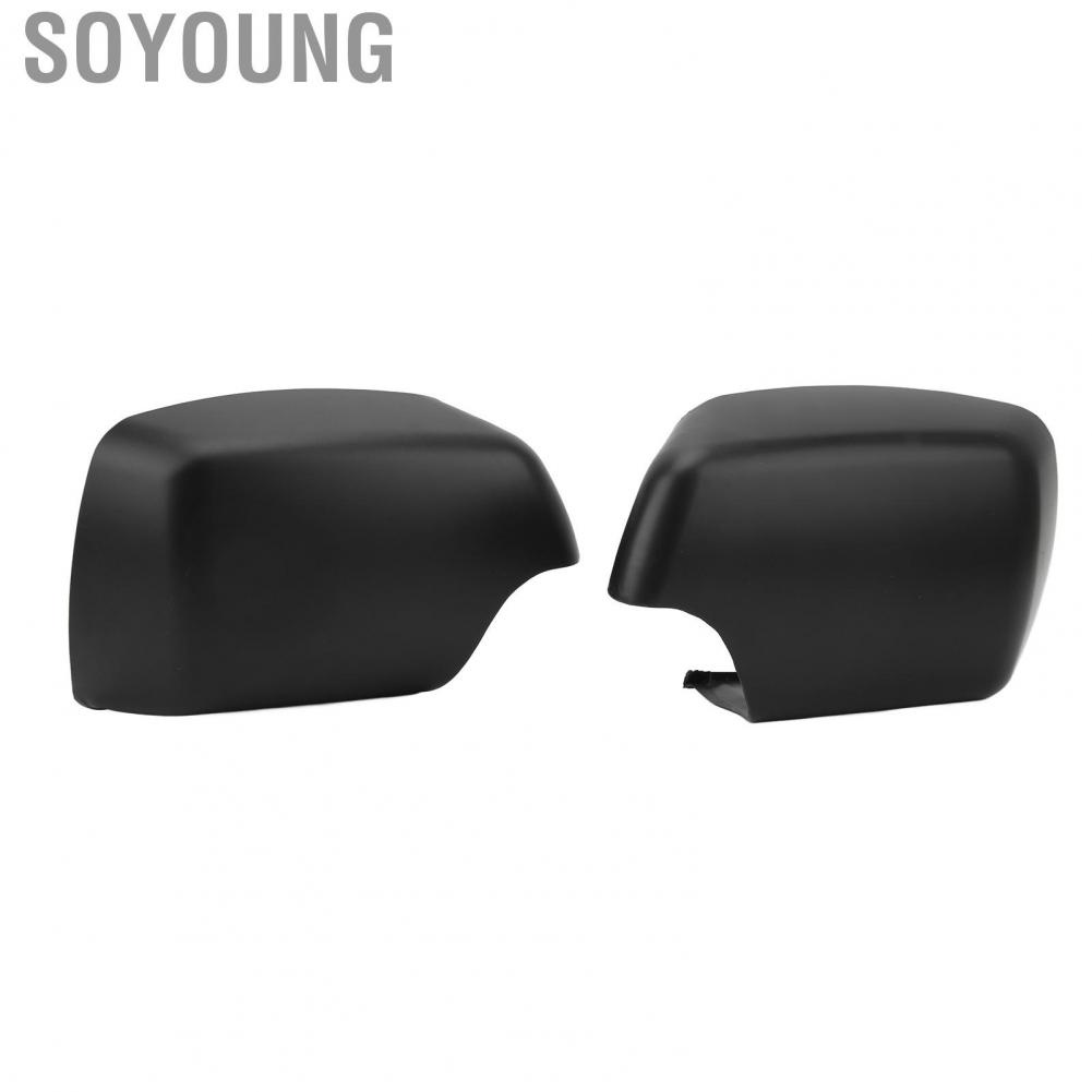 Soyoung Vehicle Rearview Mirror Cover Trim  Long Service Life Side Moulding Stable Structure Scratch Resistant 51168254903 Direct Replacement for Car