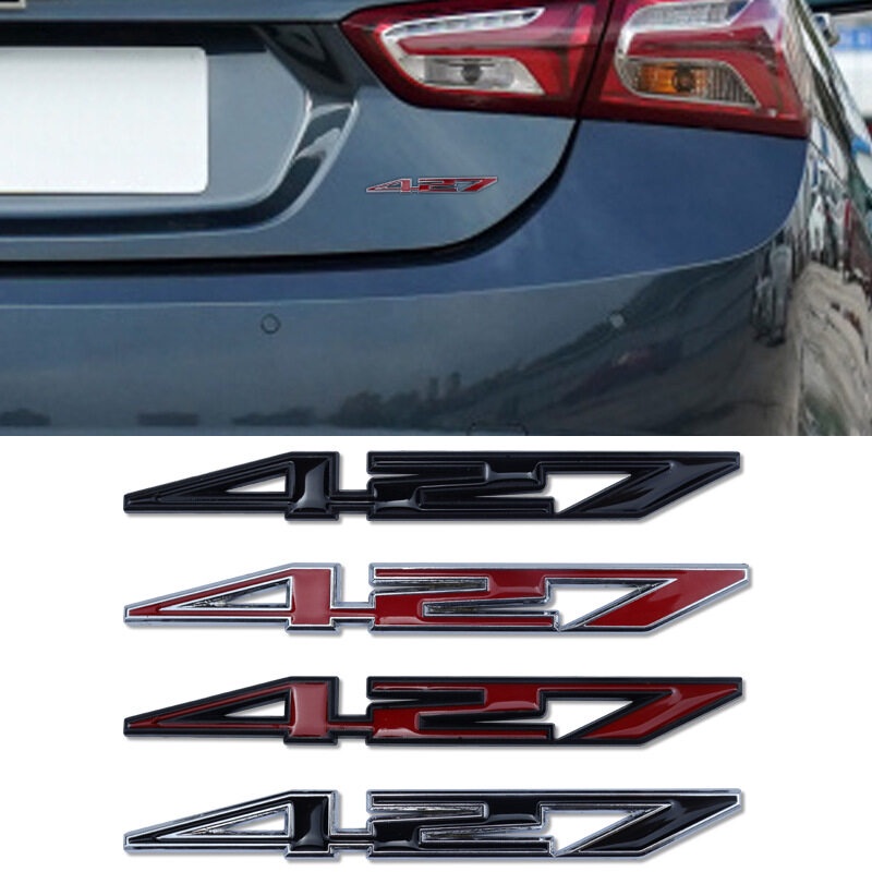Dành Cho Chevy Chevrolet ZR1 427 Biểu Tượng Fender Bên logo Phía Sau cốp Huy Hiệu Miếng Dán Sau Cho 