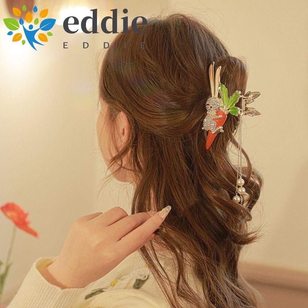 Kẹp Tóc Đuôi Ngựa Hình Thỏ / Cà Rốt 26Eddie Dễ Thương Cho Bé Gái